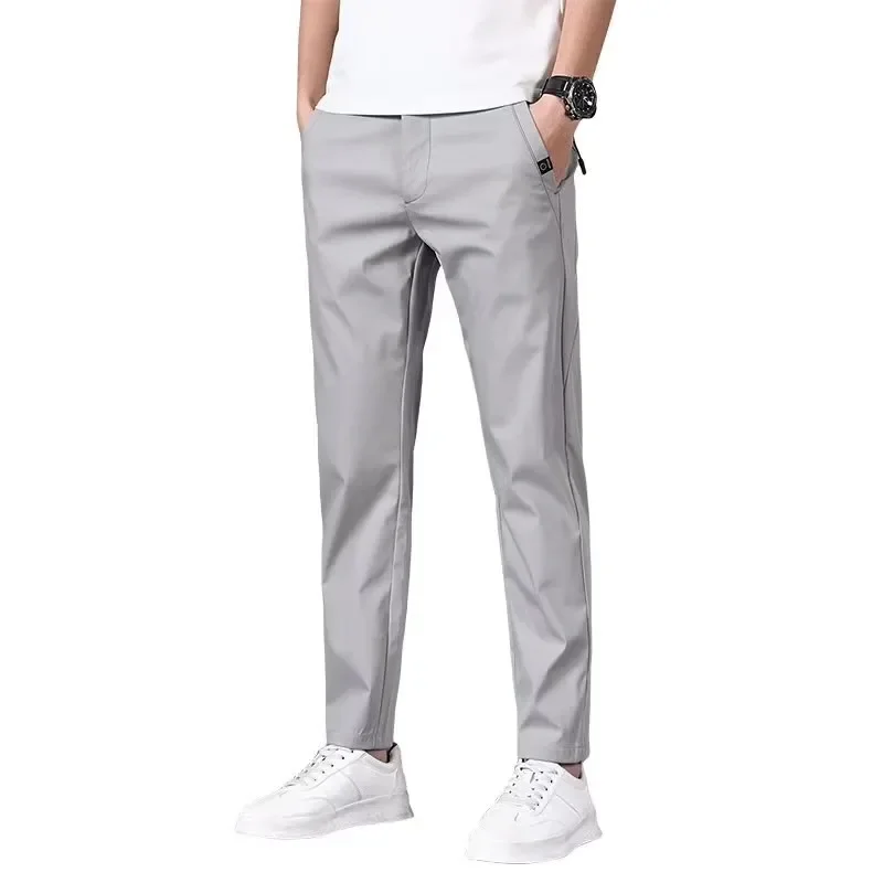 Summer Thin Casual Pants for Men - Loose Fit Full Length Korean Fashion Trousers for Four Seasons 6