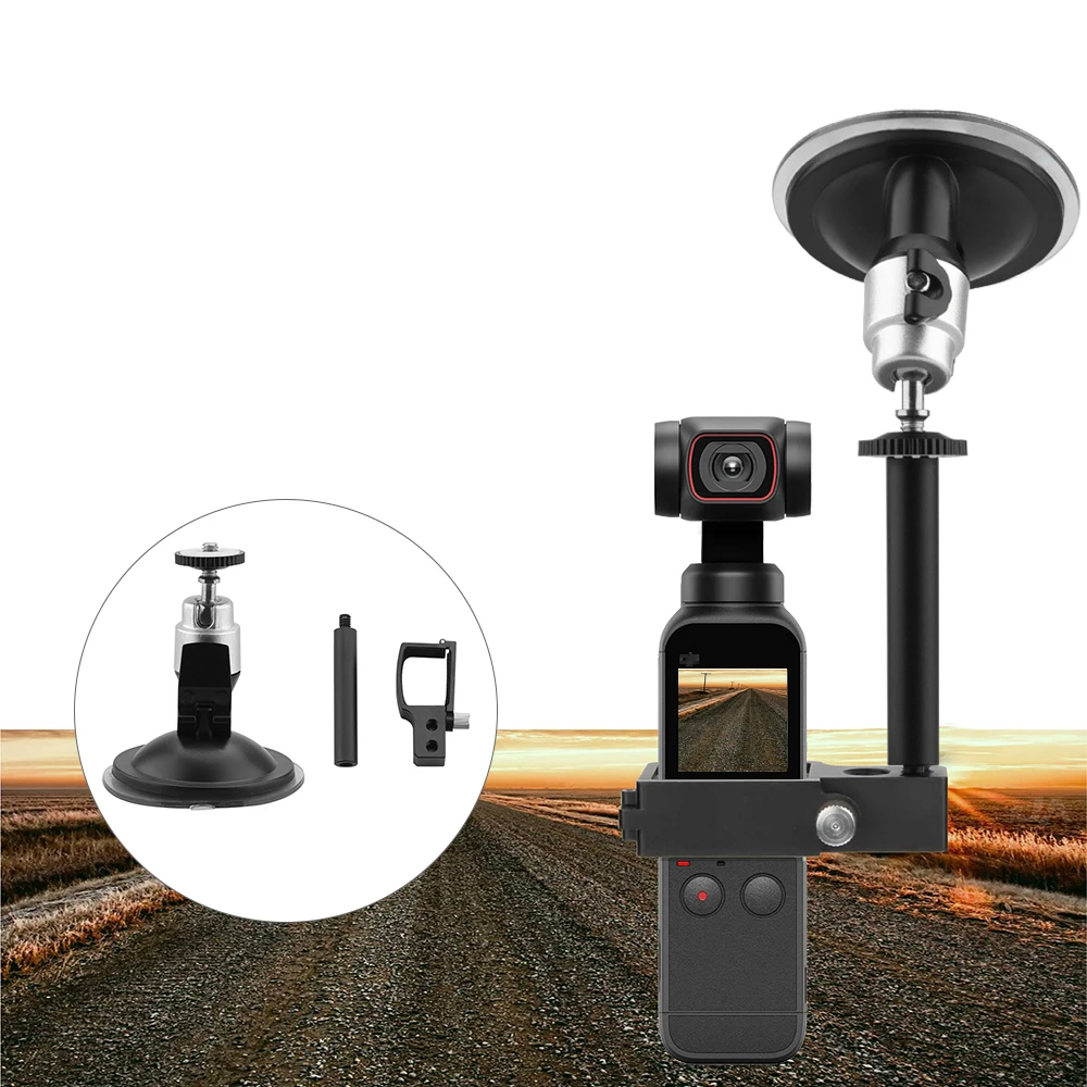 

Ручной Стабилизатор для DJI Pocket 2 Camera Gimbal Window, присоска, Автомобильный кронштейн для крепления, адаптер для крепления автомобиля, аксессуары