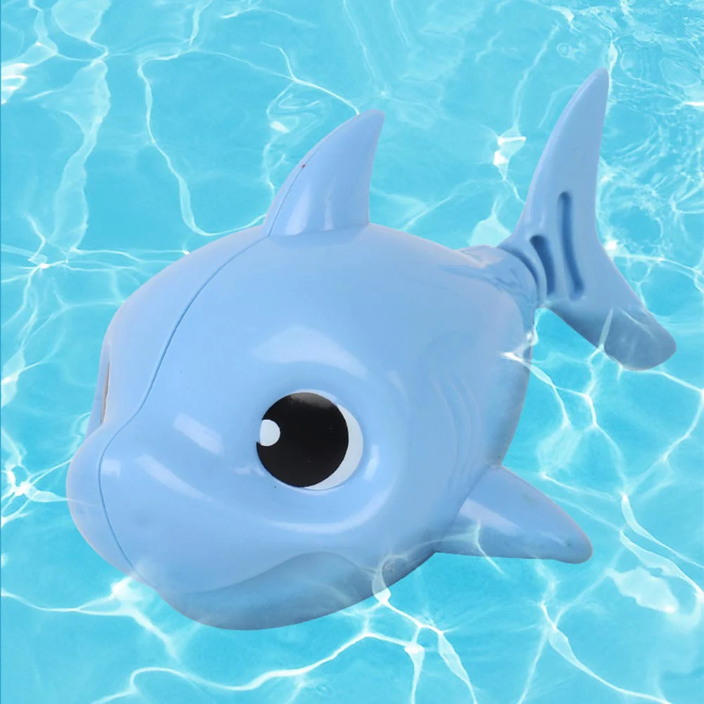 

2 Pcs Swimming Pools Toy Bathroom Rubber Ducks Toys for Kids Clockwork Fishing Child