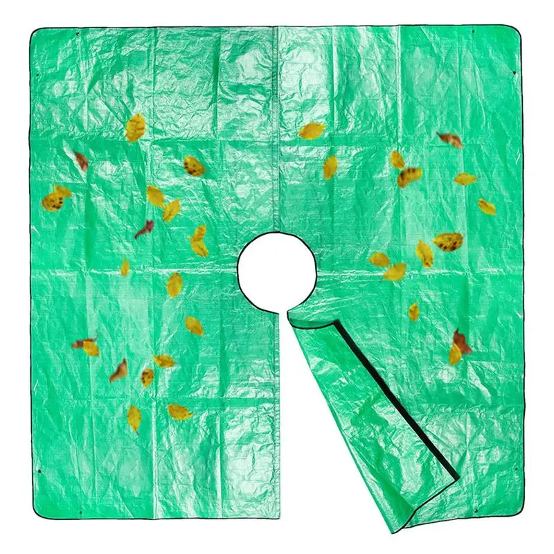 

Bush Trimming Catcher Pruning Tarp 12in Hole Four Corners Corner Buckles Stand Up Waterproof Shrub Trimming Tarps For Garden