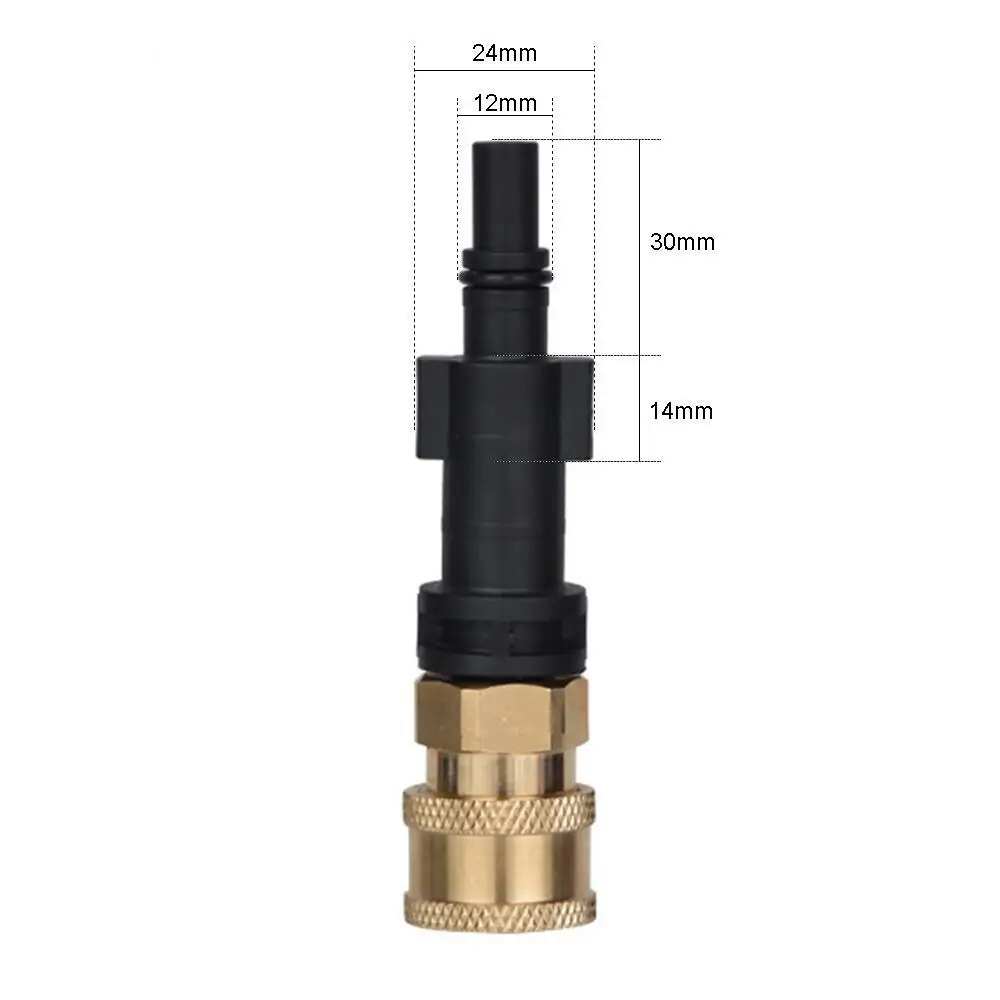 High Pressure Wash Gun Adaptor For Bosch AQT AR Blue B&Decker To Quick Connect 1/4" Washer Parts With Spray Nozzzle 3