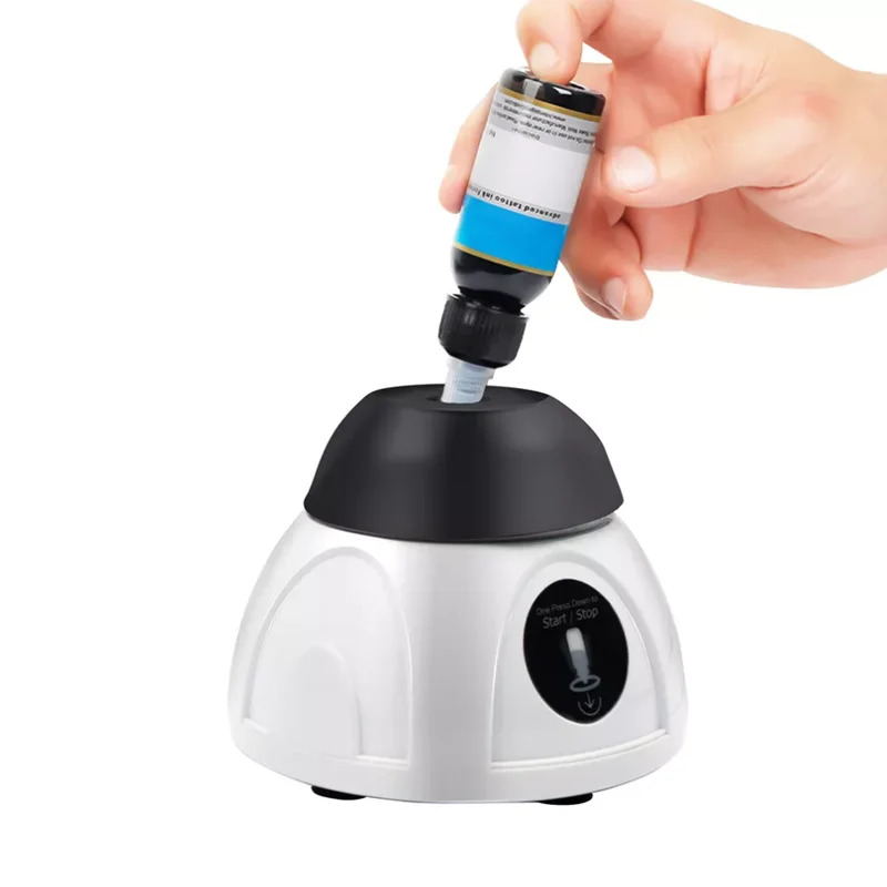 IKEME Lab Mini Vortex Mixer 4000rpm Small Portable Mixer Nail Polish Ink Tube Shaker Tattoo Pigment Mixing Machine vortex mixer