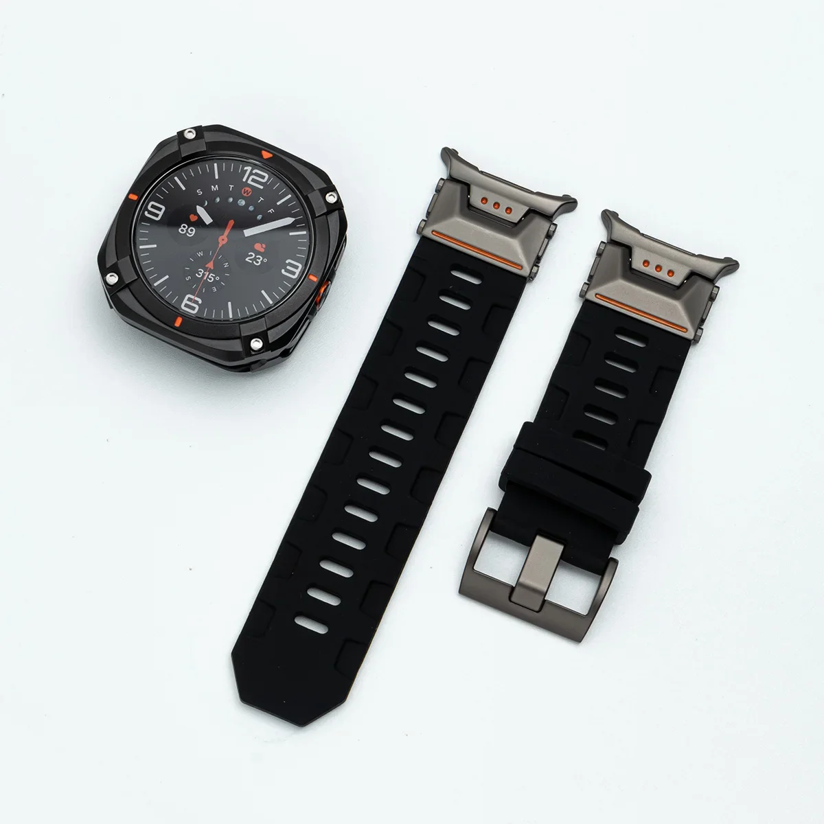 ตัวเลือกสินค้า สายซิลิโคนสุดหรูสำหรับ Samsung Galaxy Watch Ultra 2025
