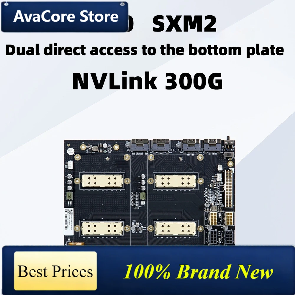 AvaCoreV100 Sxm2 그래픽 카드 300g 통합 Nvlink Lite 듀얼 카드..