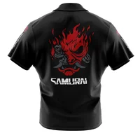 Johnny Silverhand Cyberpunk Button UpHawaiian ShirtFashion Trend Breathable Loose Versatile Casual Sports Summer Men 2