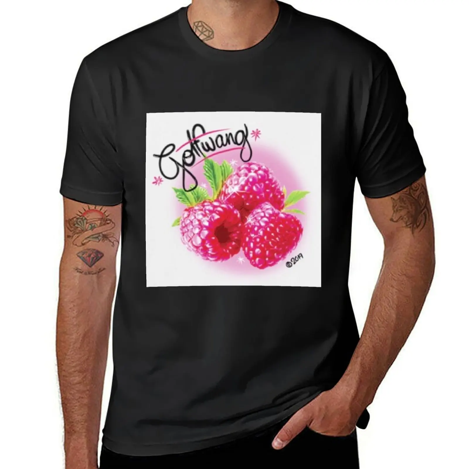 golf raspberries T-Shirt kawaii clothes Aesthetic clothing mens t shirt graphic