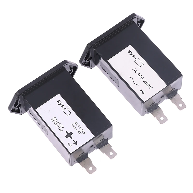 

1PC 6 Digits 100-250V AC 10-80V DC Hour Meter,Complete Sealed Quartz Timer Counter SYS-1 for Diesel Gasoline Engine Generator