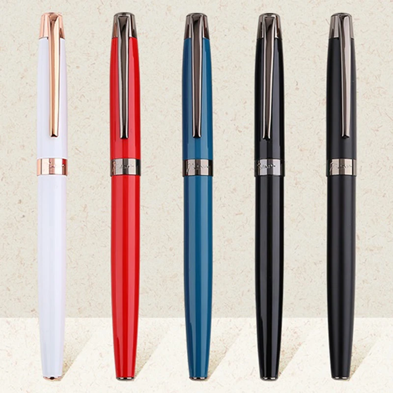 Picasso 920 Financial Red/Black/Blue/White Roller Ball Pen Gray Trim Refillable Ink Pen Luxurious Writing Gift Pen Set 86pieces set notebook a6 notepad writing pads loose leaf bookkeeping cash budget financial planning workbook kawaii stationery