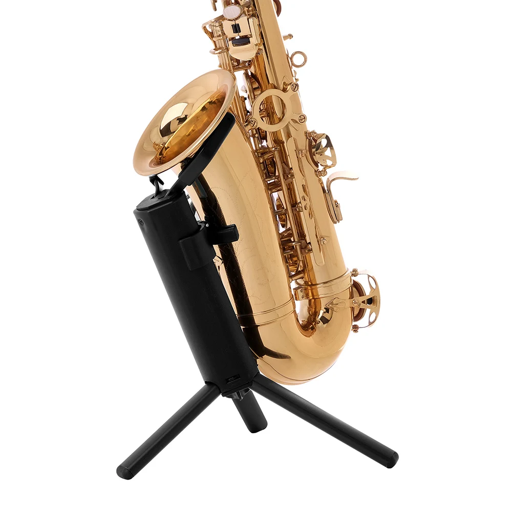 

Alto Saxophone Bracket Portable Foldable Sax Stand with Metal Legs Tripod Wind Instrument Accessories & Parts