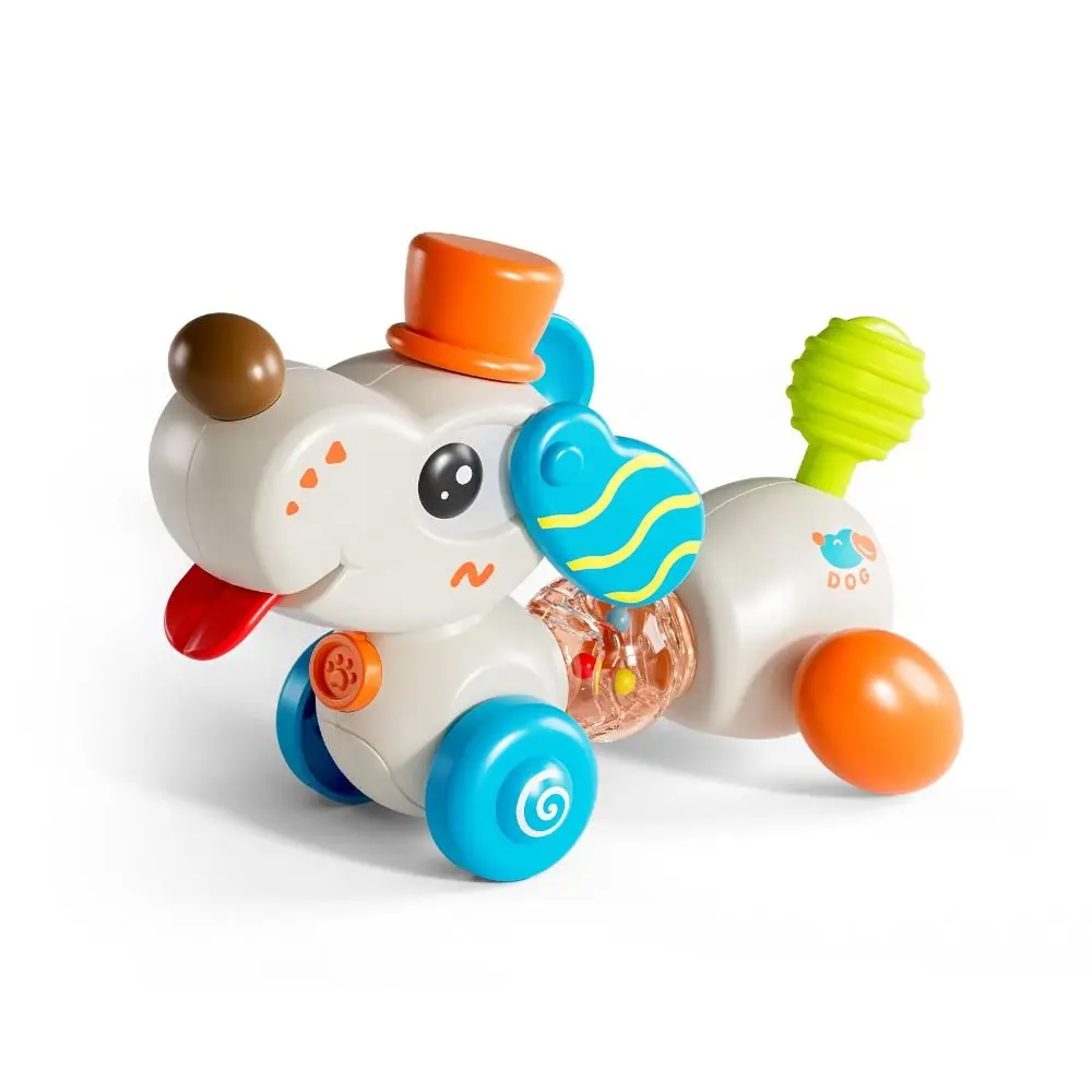 Baby Walker Traction Walking Toy Cartoon Pet Infant Dining Table Puppy Suction Cup Interactive Horse Model