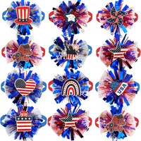 50pcs American Independence Day Pet Bowtie Small Dog Neckties Cat Puppy Party Decorations Bowties Adjustable Dog Collar Grooming 1