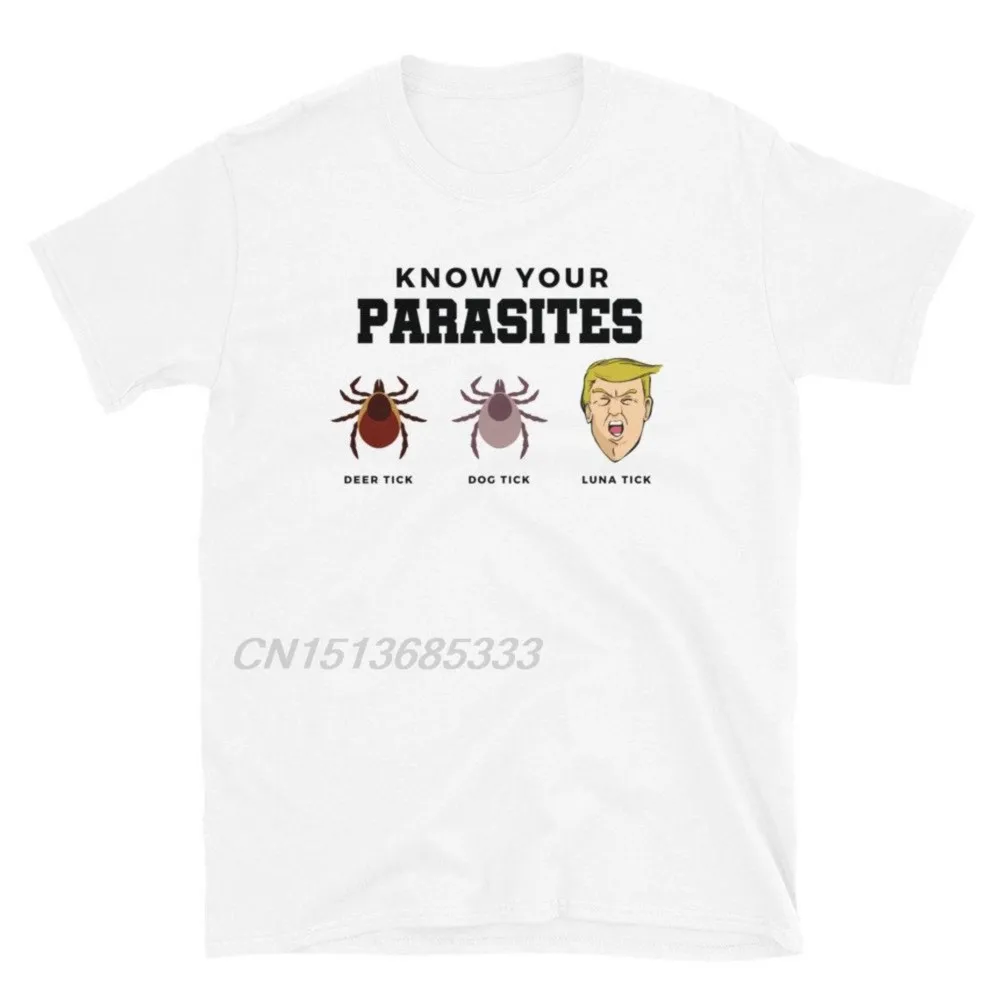 

Know Your Parasites Anti-trump Impeach Trump Men Funny T-shirts A-ham Alexander Hamilton Youth Unisex Short Sleeve Cotton Tshirt
