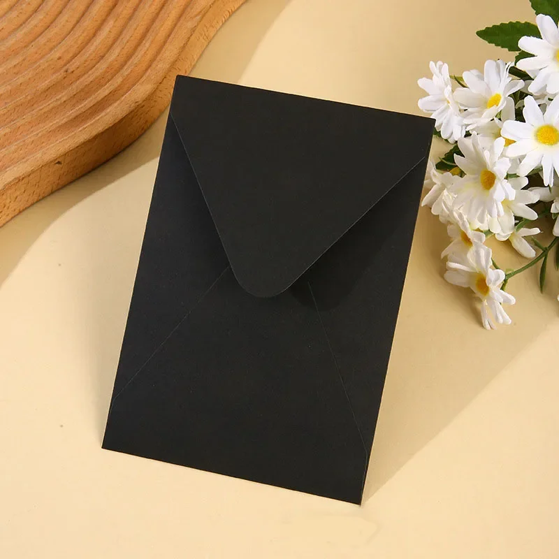 50pcs/lot 16x11cm Envelope 150g Kraft Paper Postcards for Wedding Invitation Vertical Envelopes Business Supplies Stationery