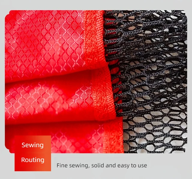 Mini Portable Fishing Bundle Mouth Fish Net Bag Mesh Oxford Fish Cage Fishing Net Bag Foldable Fishing Basket Fish Cage 0.5-2m 6