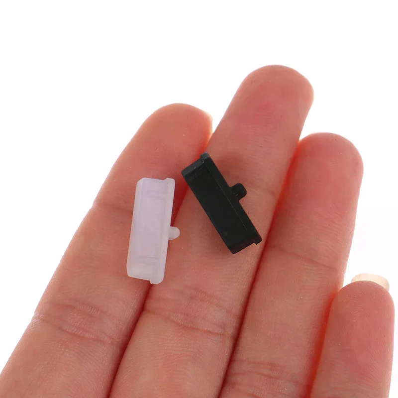 Display Port Dust Plug Set - Protective Rubber Covers for Computer Connectors (10-Pack)
