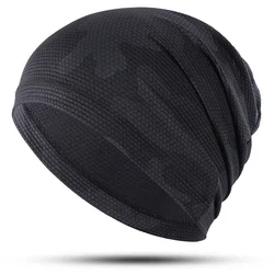 Unisex Summer Cool Athletic Cap - Lightweight & Breathable Sports Headwear (Camo Black)