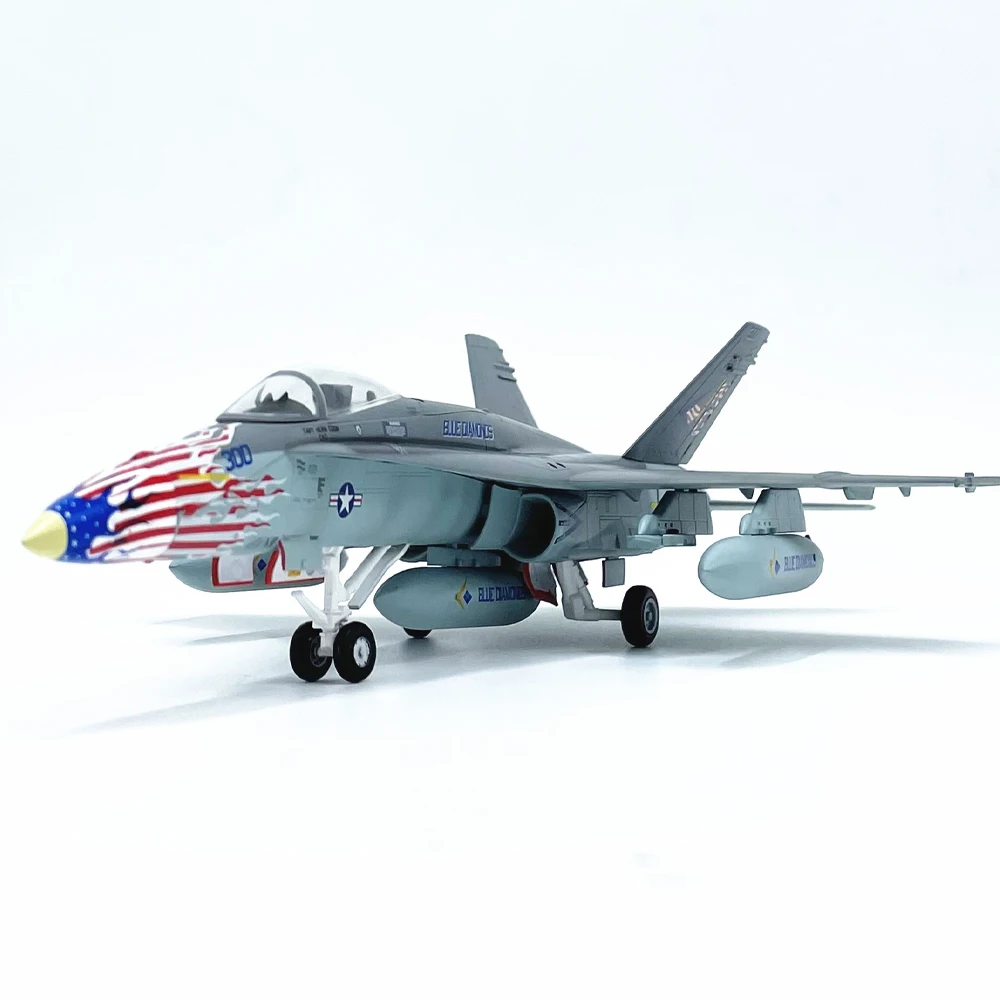 

US F/A-18C Bumblebee Military Fighter Trumpet Hand Plastic Model 1:72 Scale Toy Gift Collection Simulation Display Decoration