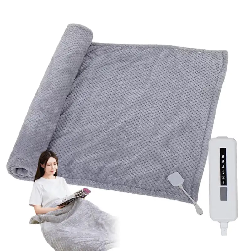 

Electric Blanket For Office Machine Washable Cozy Heating Blanket For Bed Wearable Heating Blanket With 6 Heat Settings For Home