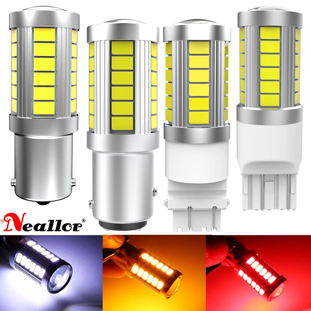 

2 шт., Автомобильные светодиодные лампы 1157 Bay15d P21/5W T25 T20