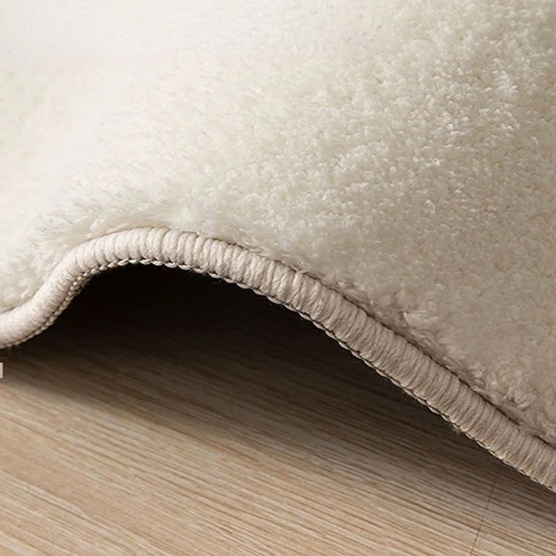Irregular Shape Plush Carpet, Simple Bedroom Soft Mat, Light Luxury Cloakroom Decorative Rug, Home Porch, Non-Slip Rugs, Living