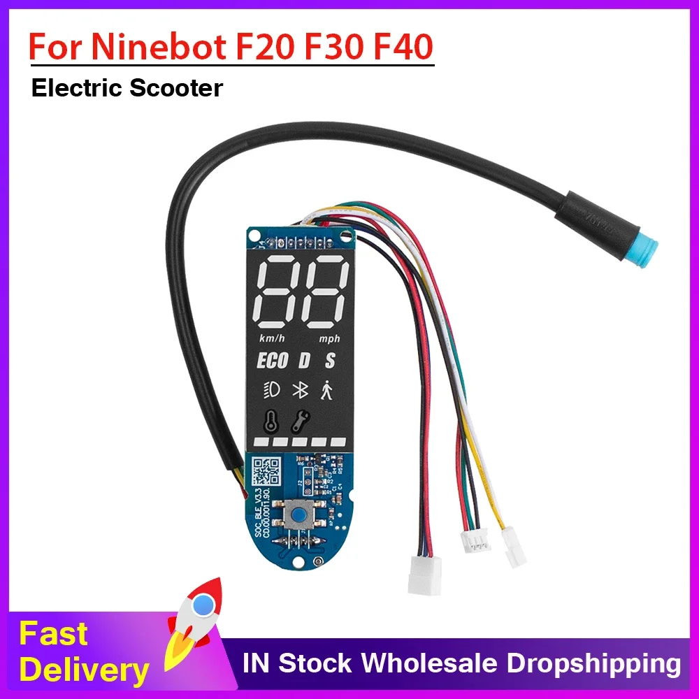 

Dashboard For Segway Ninebot F20 F25 F30 F40 Folding Smart Electric Scooter Skateboard Series Display Replacement Parts