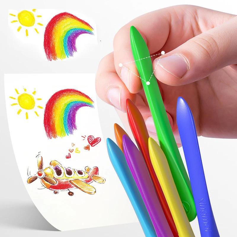 Crayon Set That Won&rsquo;t Stain Your Hands 36-color Plastic Crayons Children&rsquo;s DIY Painting Crayons Graffiti Pens Children&rsquo;s Gifts