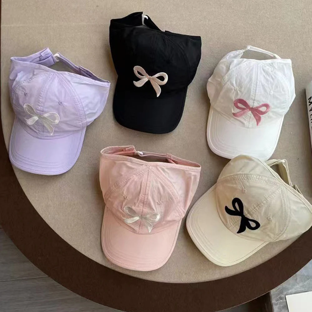 Girls Baseball Cap Summer Sunscreen Anti-UV Sun Hat Children Visor