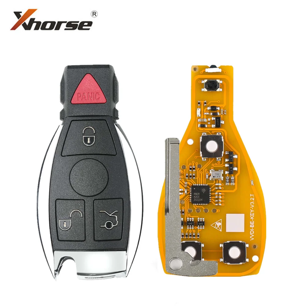 315/434mhz Xhorse VVDI BE Key BGA  Remote Smart Key Fob for Mercedes Benz W203 W204 W205 W210 W211 W212 W221 W222 BGA NEC shell xhorse vvdi be key pro for mercedes benz v3 2 pcb remote key chip improved version smart 315mhz 433mhz