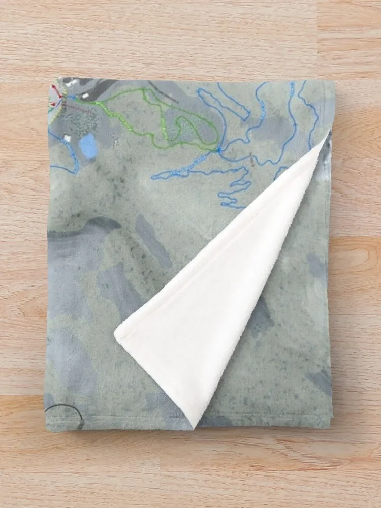 Grand Targhee Resort Trail Map Throw ���, �� ����, �Ŵ��� ���� ���, ħ�� ���