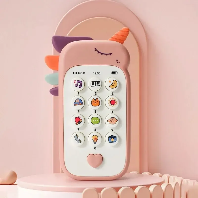 Learning machine Children's Toy Chewable Educational Early Education Baby Multi-Functional Music Phone Story Machine Toy 4