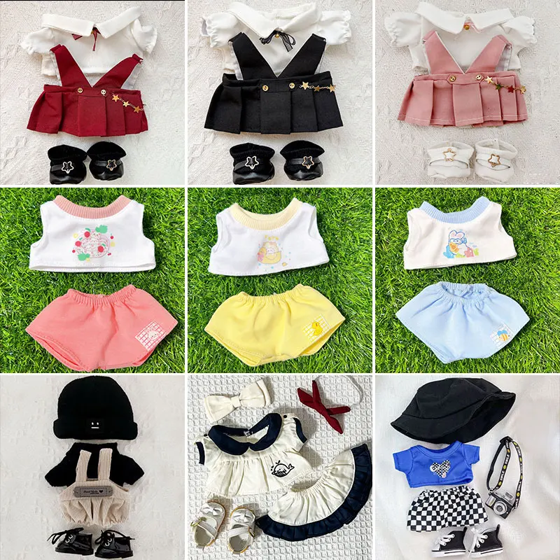 20cm cotton doll dress maid princess dress doll clothes doll accessories