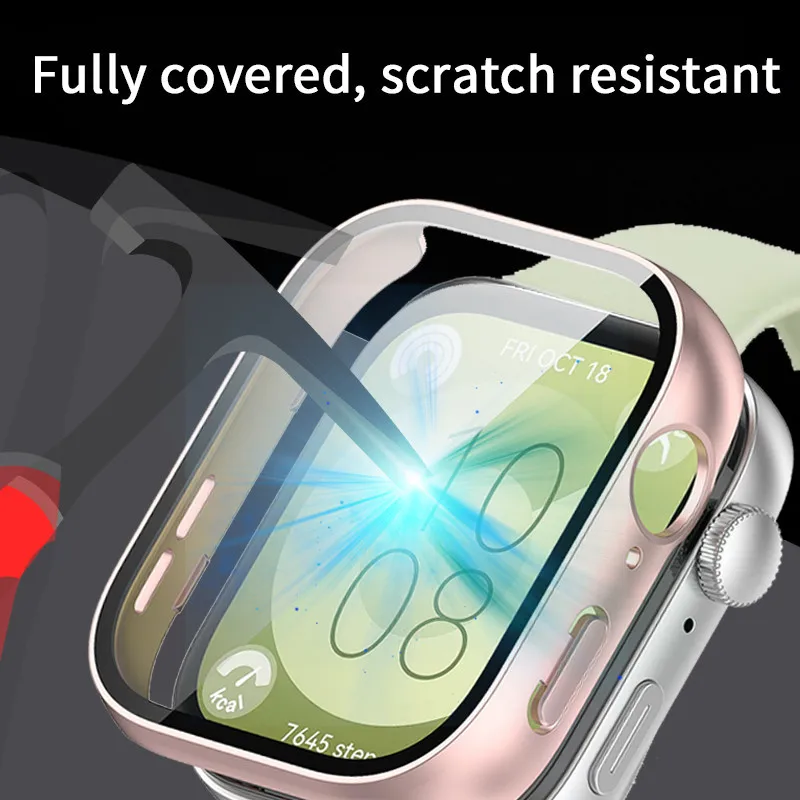 Tempered Glass Full Coverage Protective Case