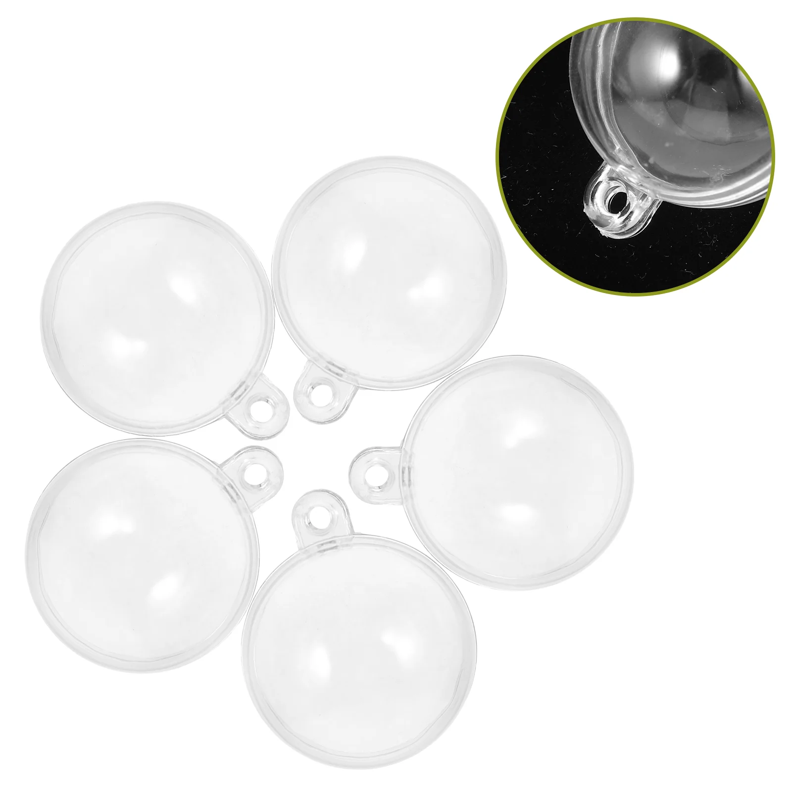 

10 Pcs Fish Tank Float Party Supplies Fillable Ball Ornaments Empty Clear Decorations Floating Balls Pvc Plastic