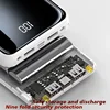 4-wire Power Bank, 20000mAh, Large Capacity Fast Charging Ultra-thin, Suitable for Mobile Phones, Universal Mobile Power Supply 6