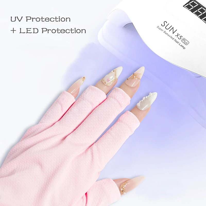 Nail Art Glove UV Protection Glove Anti UV Radiation Protection Gloves