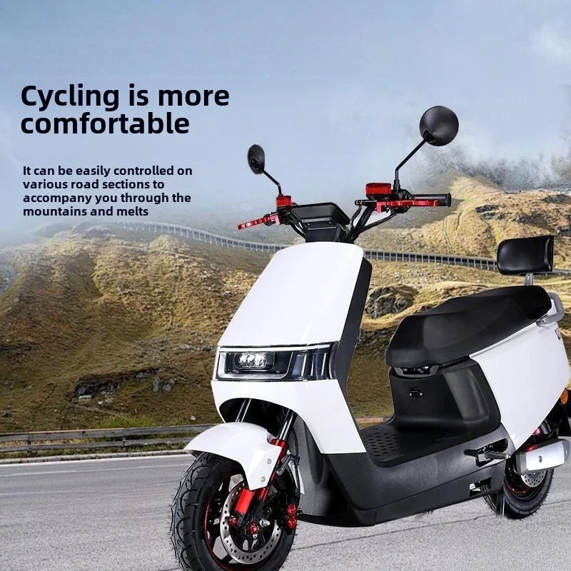 New Electric Vehicle 72V96V Electric Motorcycle Adult Scooter High-power Long-distance Running High-speed Motorcycle