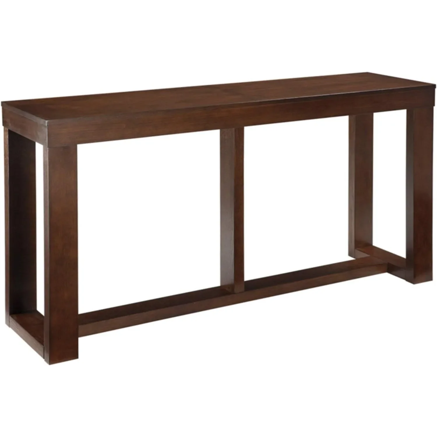 Watson Mid-Century Rectangular Sofa Table, Dark Brown 2