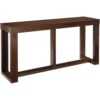 Watson Mid-Century Rectangular Sofa Table, Dark Brown 2