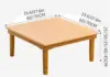 Folding Bamboo Computer Desk, Low, Multi-Function, Dining ，coffe table 2