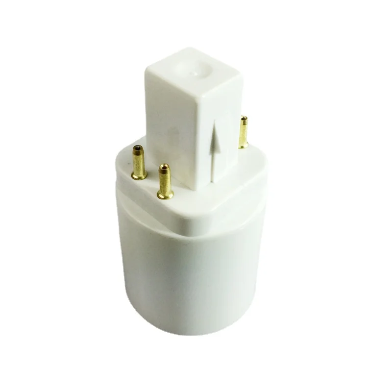 G24 to E27 Adapter G24Q 4PIN to E27 E26 Lamp Light Bulb Lamp Adapter Converter Holder Base Converter