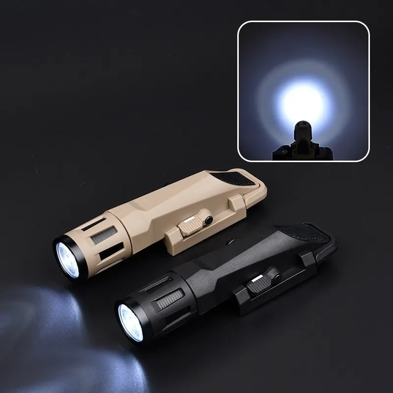 Tactical WADSN WML X Gen 2 Airsoft Hunting Weapon Flashlight  LED 400Lumens Scout Helmet Light White Light Strobe Fit 20mm Rail