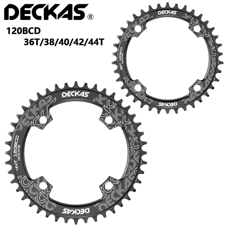 DECKAS 120BCD  36T/38/40/42/44T Mountain Bicycle Crank Chainwheel Aluminum Chainring Hollow Repair Suitable BCD 120mm 42t 44t 46t 48t 52t bike crankset protective sleeve chainwheel guard chainring cover bicycle chainwheel protector