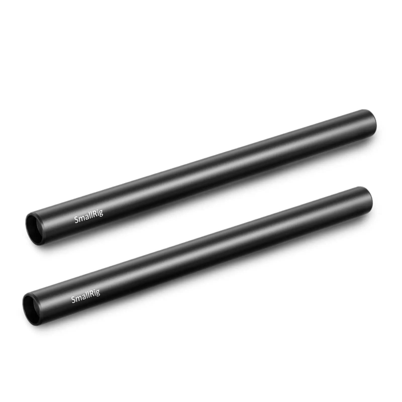 2pcs 15mm M12 Black Aluminum Alloy Rod (12 Inch) for DSLR Camera Accessory Kit ,