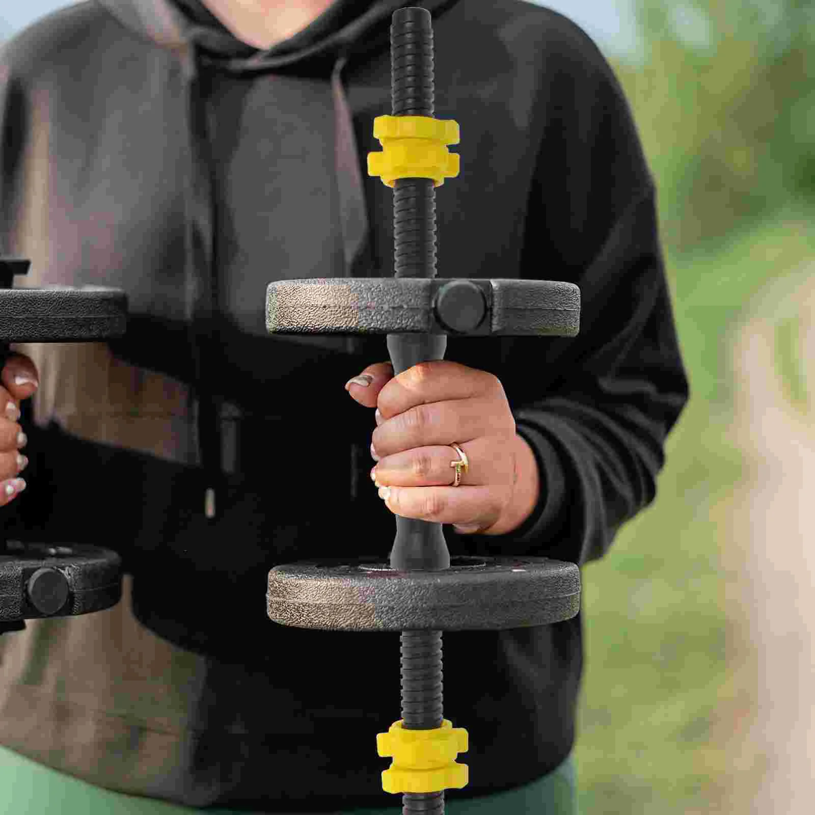 Dumbbell Bar Set Connecting Rod Barbell Connector Weightlifting Equipment Dumbbells Set Hand Dumbbells Barbells Dumbbell
