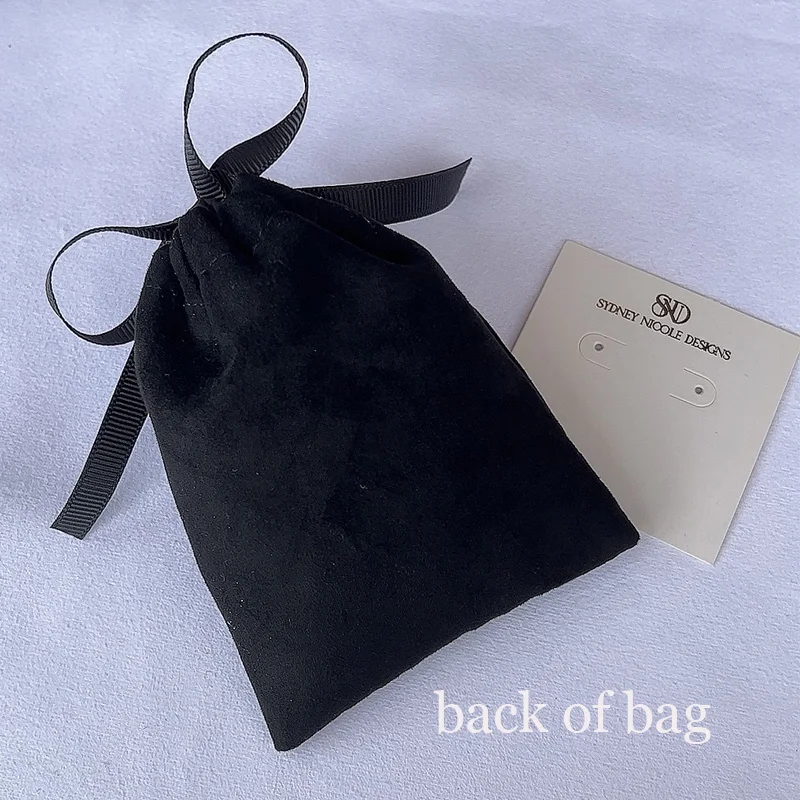 Schwarze Wildleder Geschenkt üten 5x7cm 7x9cm 8x10cm 9x12cm Packung 50 Wimpern Make-up Kordel zug Beutel billiger Schmuck Flanell band Sack – Detail 8
