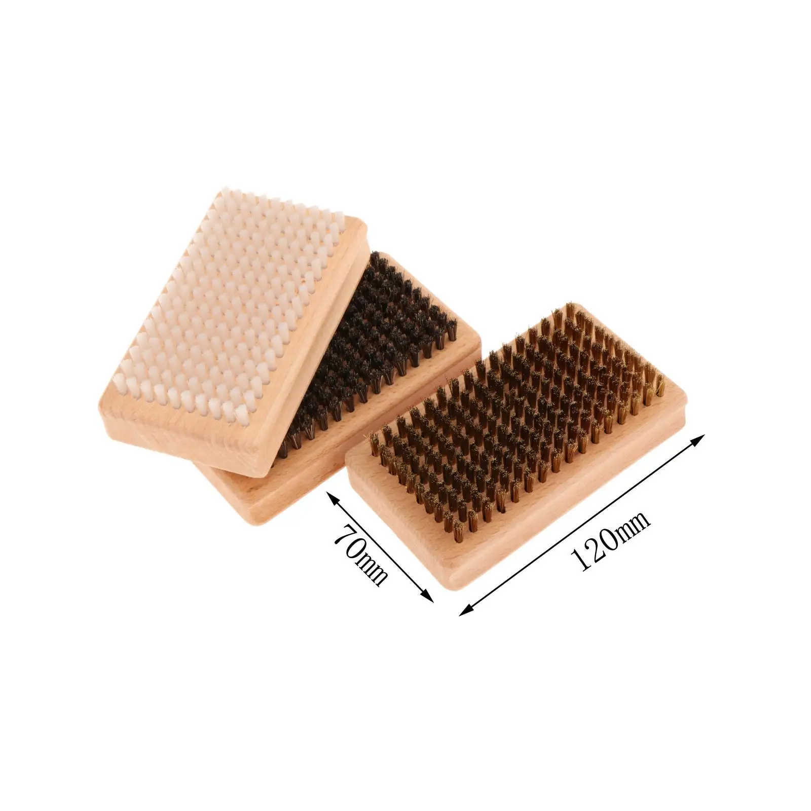 3x Snowboard Wax Brush Set, Ski Wax Brush, Ski Board Brush Set, Brushes