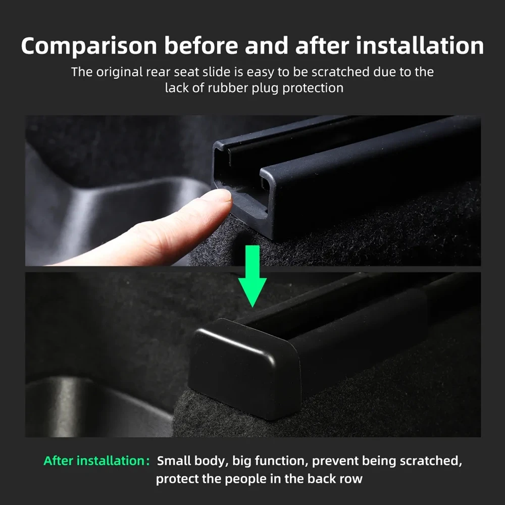 Set of 4 Seat Rail Protectors - Juniper 2025 Accessories for Rear End Slide Protection