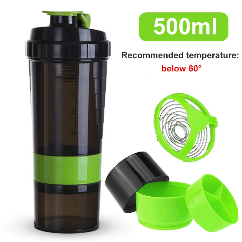 XSUPER Protein Shaker Bottle, Leak Proof Shaker Bottle for Protein  Mixes,16oz 3 Layer Twist Off Shak…See more XSUPER Protein Shaker Bottle,  Leak Proof