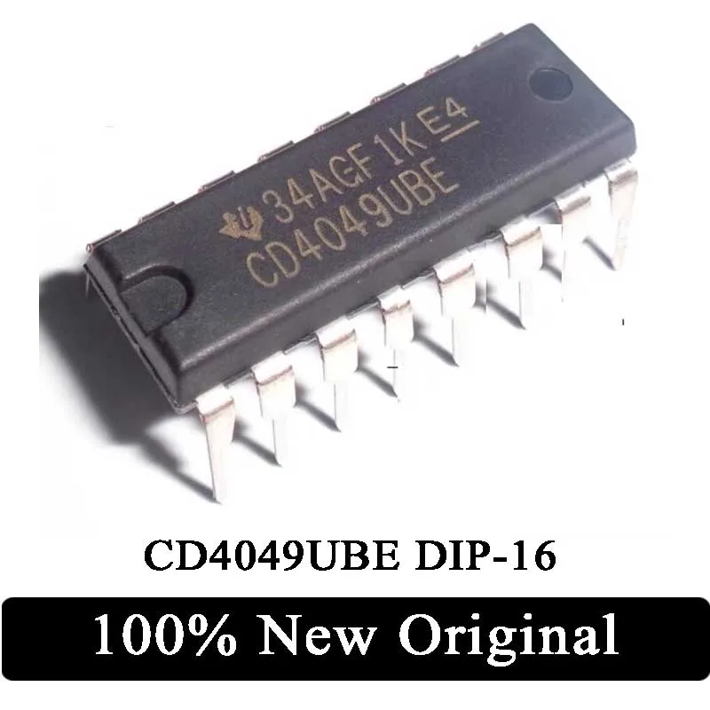 

10 шт., новинка 100%, оригинальный CD4049UBE CD4049 CD4046 Φ DIP-16, микроконтроллер, интегральная микросхема