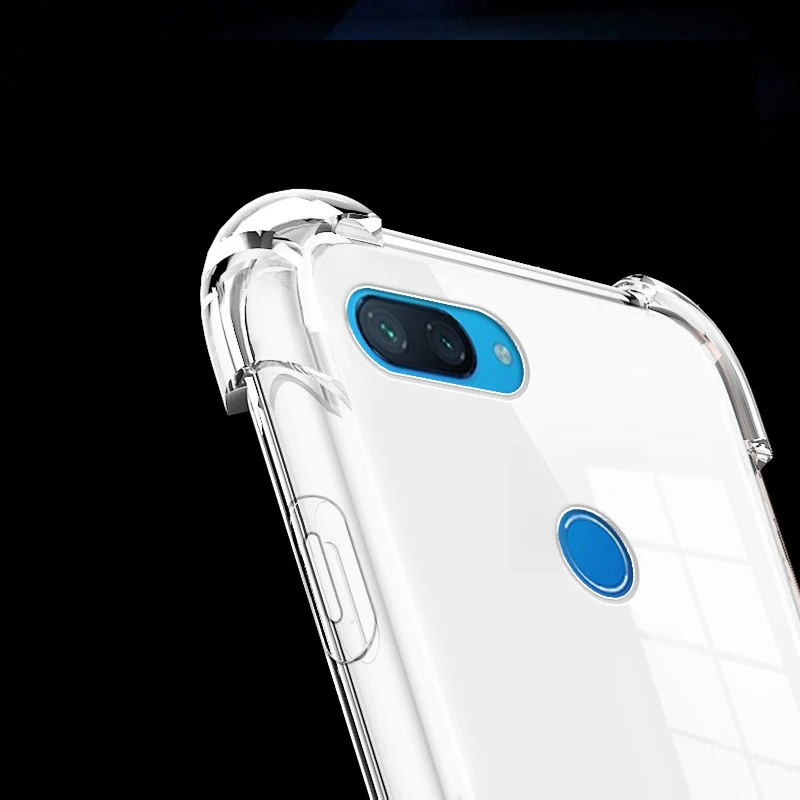 Clear Shockproof Silicone Phone Case - Transparent Protective Back Cover